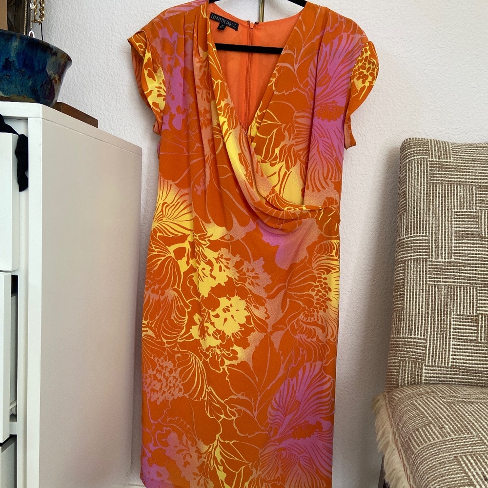 Silk dress. Lafayette 148